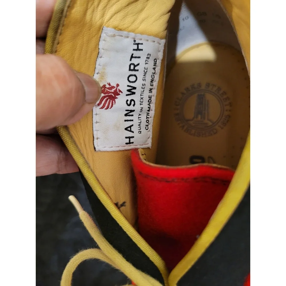 Clarks Mens 10.5 Hainsworth Wool Desert Boots The Beatles Inspired Sgt.‎ Pepper